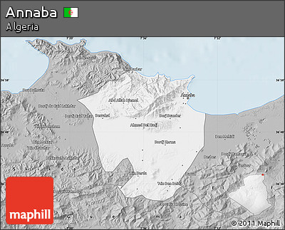 Gray Map of Annaba