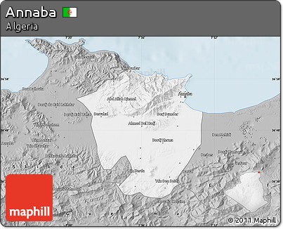 Gray Map of Annaba