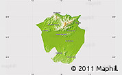 Physical Map of Annaba, cropped outside