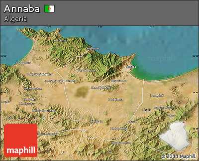 Satellite Map of Annaba