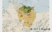 Satellite Map of Annaba, lighten