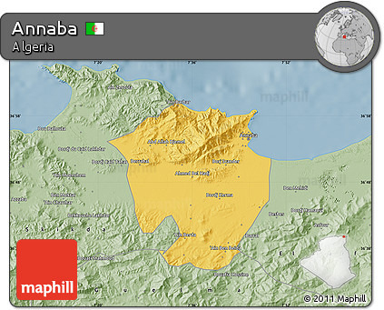 Savanna Style Map of Annaba