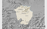 Shaded Relief Map of Annaba, darken, desaturated