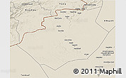 Shaded Relief 3D Map of Bechar