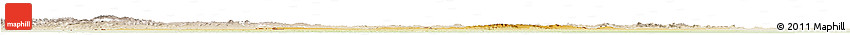 Physical Horizon Map of Bechar, lighten