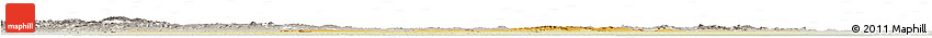Physical Horizon Map of Bechar, lighten, semi-desaturated