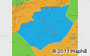 Political Map of Bechar