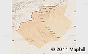 Satellite Map of Bechar, lighten