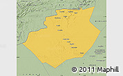 Savanna Style Map of Bechar