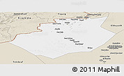 Classic Style Panoramic Map of Bechar