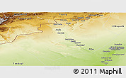 Physical Panoramic Map of Bechar