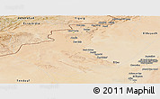 Satellite Panoramic Map of Bechar