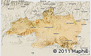 Satellite 3D Map of Borjbouarirej, shaded relief outside