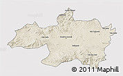 Shaded Relief 3D Map of Borjbouarirej, cropped outside