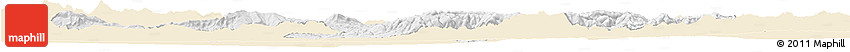 Classic Style Horizon Map of Borjbouarirej, single color outside