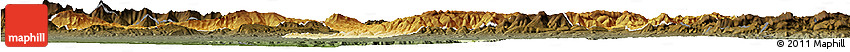Physical Horizon Map of Borjbouarirej, darken