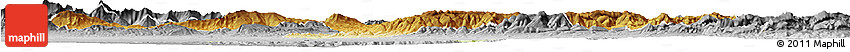 Physical Horizon Map of Borjbouarirej, desaturated