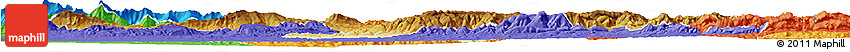 Physical Horizon Map of Borjbouarirej, political outside