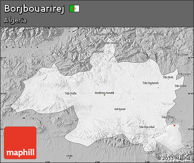 Gray Map of Borjbouarirej