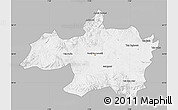 Gray Map of Borjbouarirej, single color outside