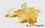 Physical Map of Borjbouarirej, cropped outside