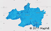 Political Map of Borjbouarirej, cropped outside