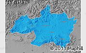 Political Map of Borjbouarirej, desaturated