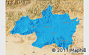 Political Map of Borjbouarirej, satellite outside