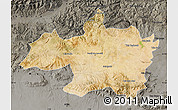 Satellite Map of Borjbouarirej, darken, semi-desaturated