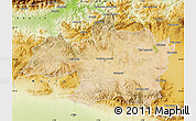 Satellite Map of Borjbouarirej, physical outside