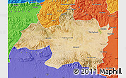 Satellite Map of Borjbouarirej, political outside