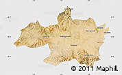 Satellite Map of Borjbouarirej, single color outside
