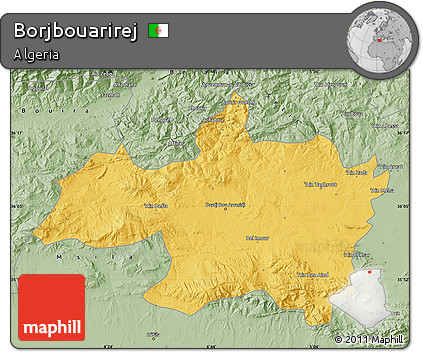 Savanna Style Map of Borjbouarirej