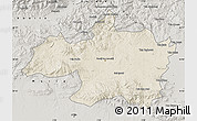 Shaded Relief Map of Borjbouarirej, semi-desaturated