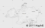 Silver Style Map of Borjbouarirej, single color outside