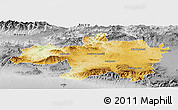 Physical Panoramic Map of Borjbouarirej, desaturated
