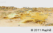 Physical Panoramic Map of Borjbouarirej, satellite outside
