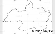 Blank Simple Map of Borjbouarirej, cropped outside, no labels