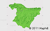 Political Map of Bouira, cropped outside