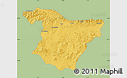 Savanna Style Map of Bouira, single color outside
