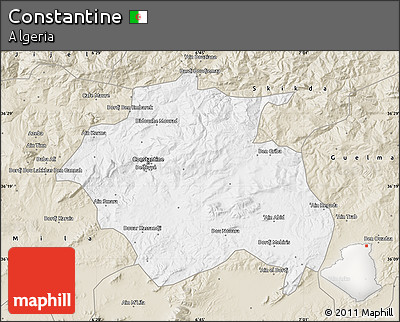 Classic Style Map of Constantine