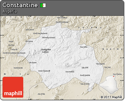 Classic Style Map of Constantine