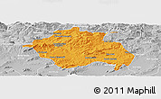 Political Panoramic Map of Constantine, lighten, desaturated