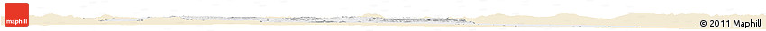 Classic Style Horizon Map of Djelfa, single color outside