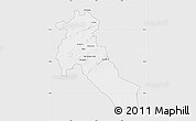 Silver Style Map of Djelfa, single color outside