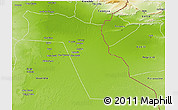 Physical 3D Map of El Oued