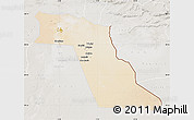 Satellite Map of El Oued, lighten, semi-desaturated