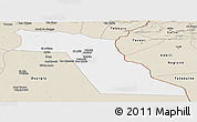 Classic Style Panoramic Map of El Oued