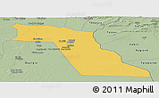 Savanna Style Panoramic Map of El Oued