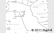Blank Simple Map of El Oued